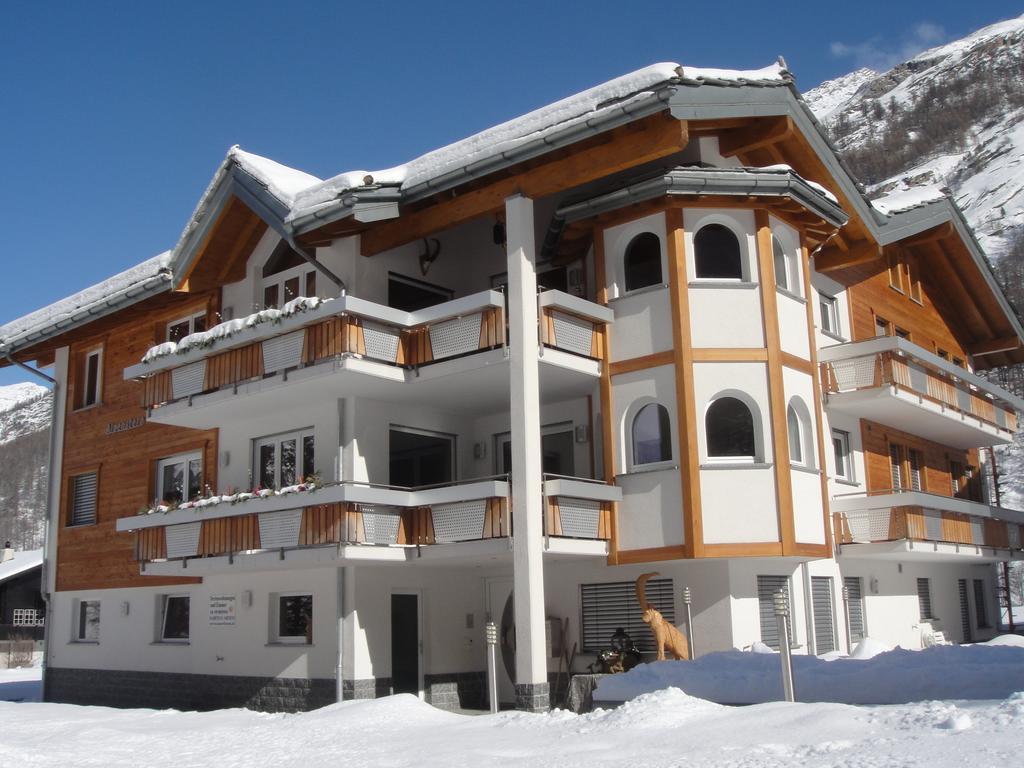 Апартаменты Haus Alpenstern Саас-Грунд Экстерьер фото