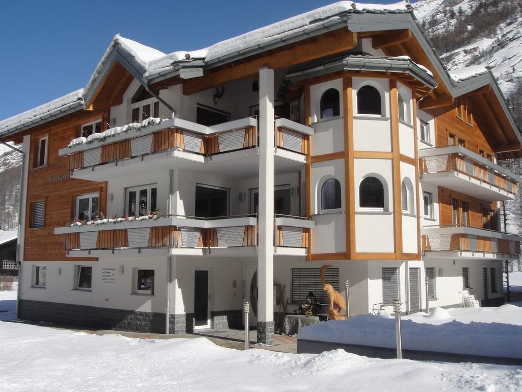 Апартаменты Haus Alpenstern Саас-Грунд Экстерьер фото