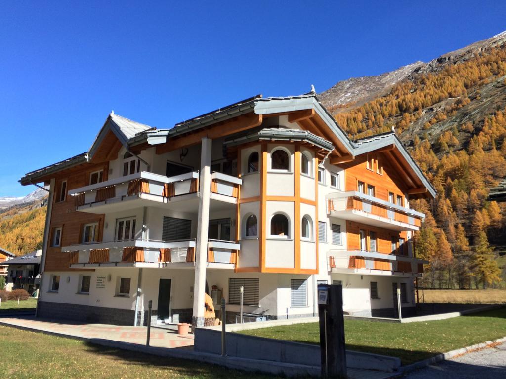 Апартаменты Haus Alpenstern Саас-Грунд Экстерьер фото
